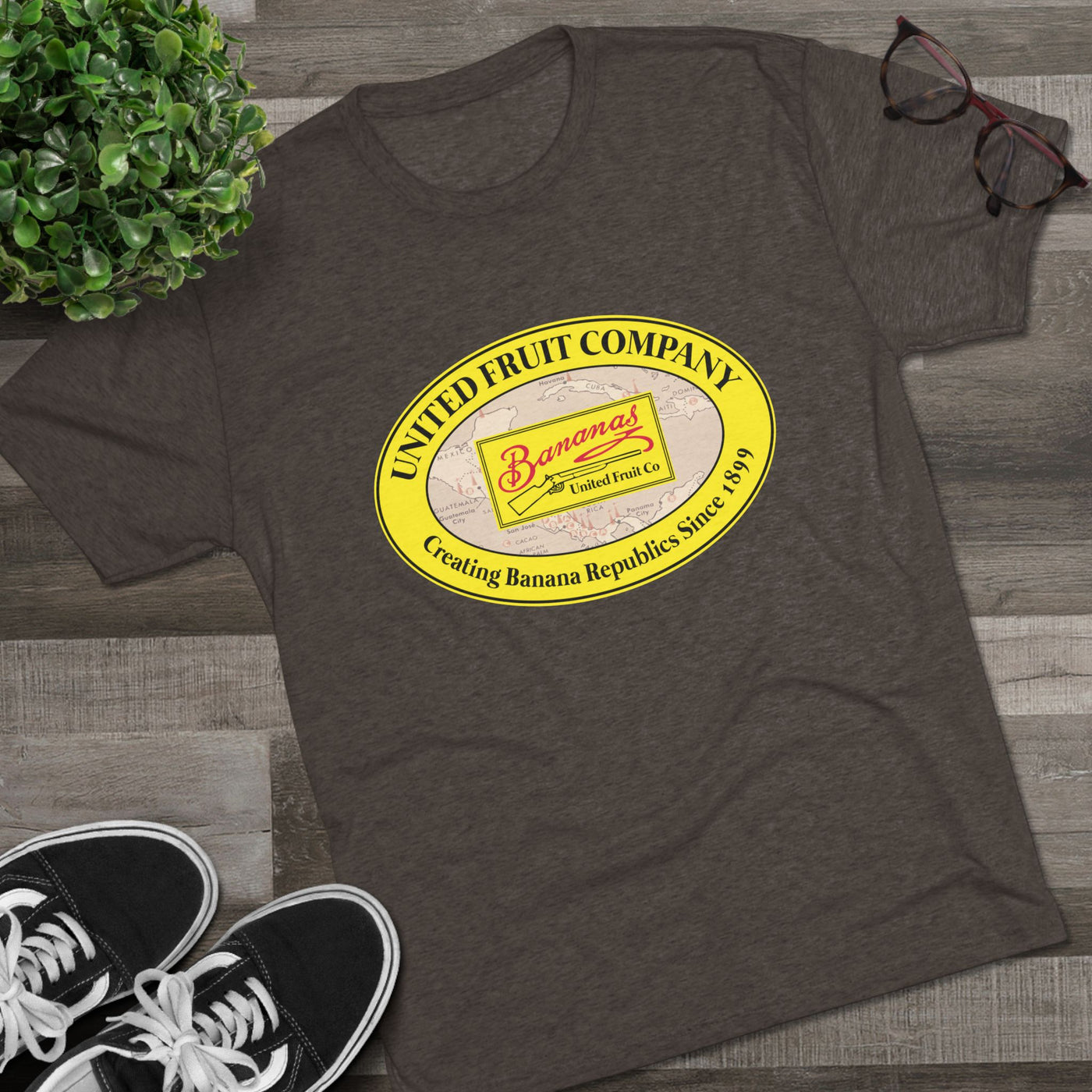 United Fruit Company Tri-Blend Crew Tee