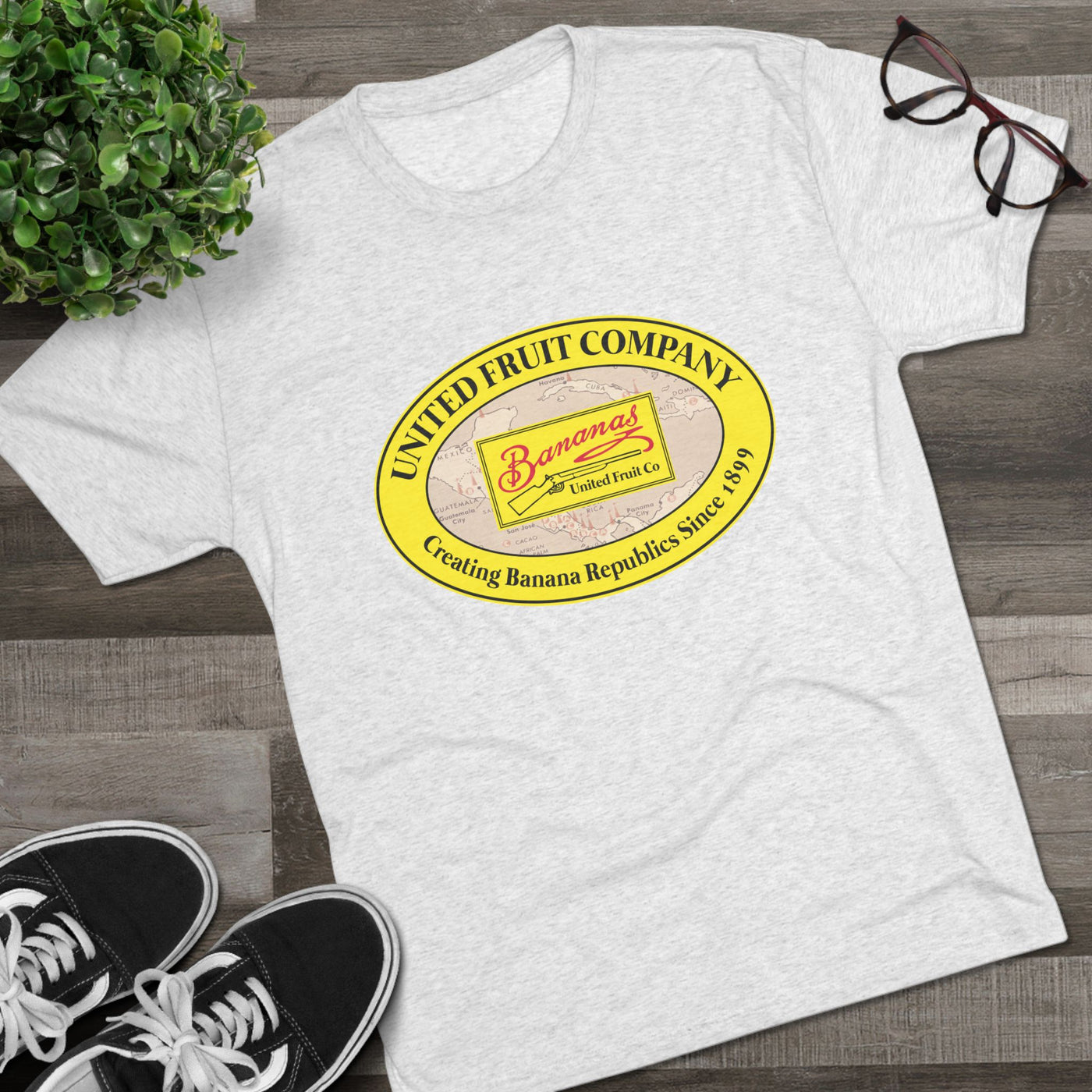 United Fruit Company Tri-Blend Crew Tee