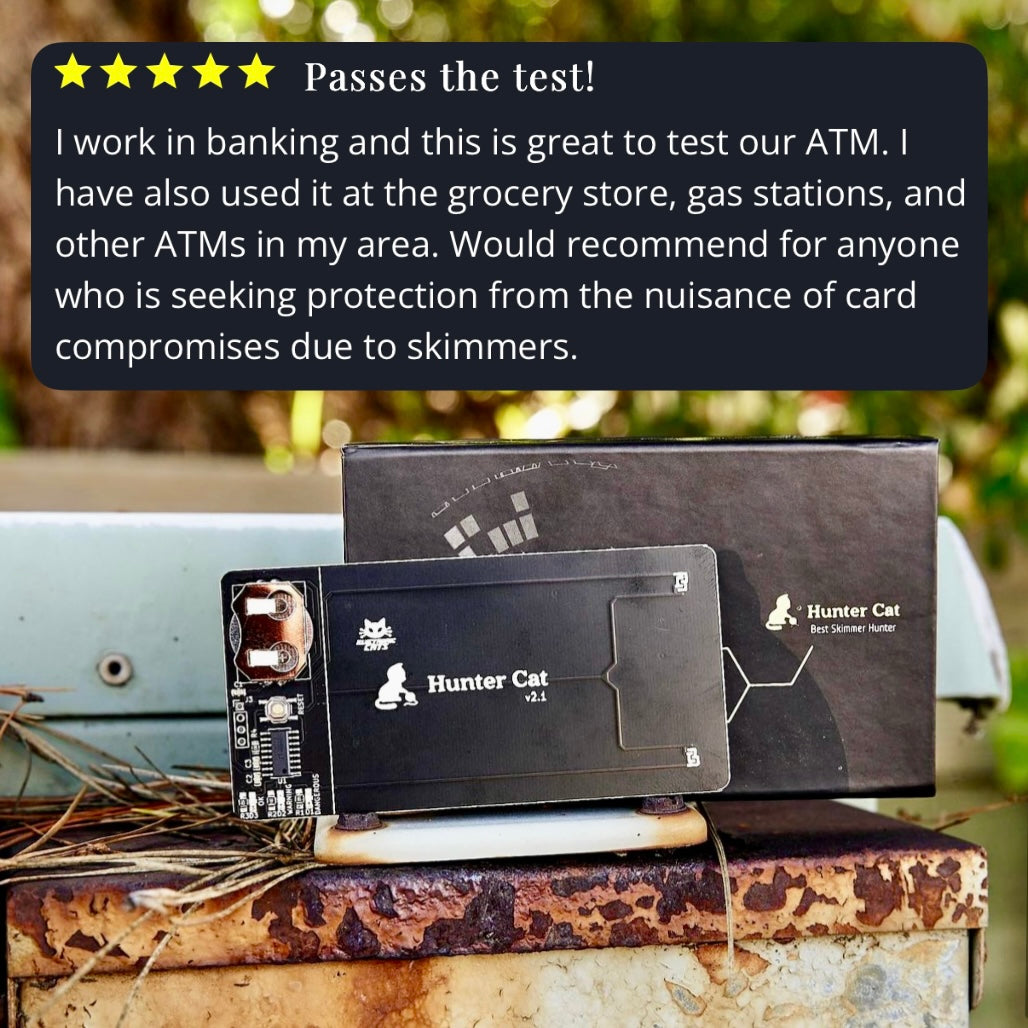 Hunter Cat Credit Card Skimmer Detector