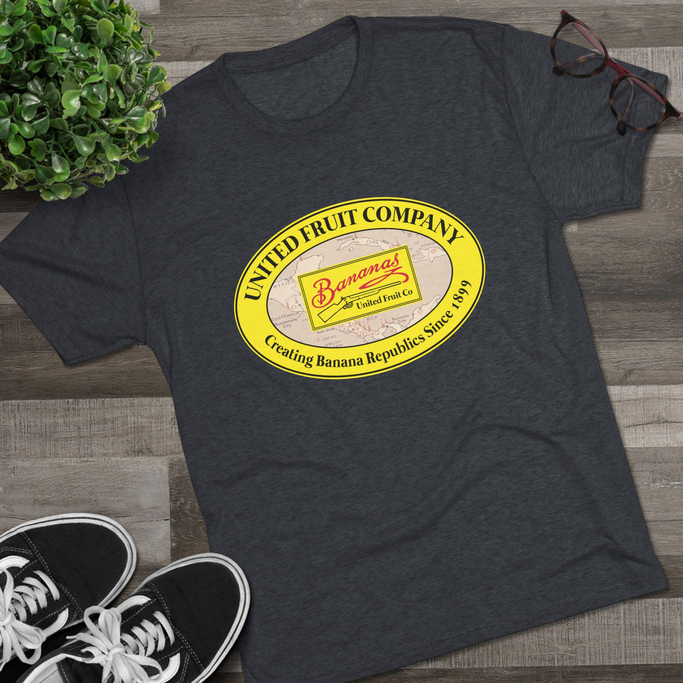 United Fruit Company Tri-Blend Crew Tee