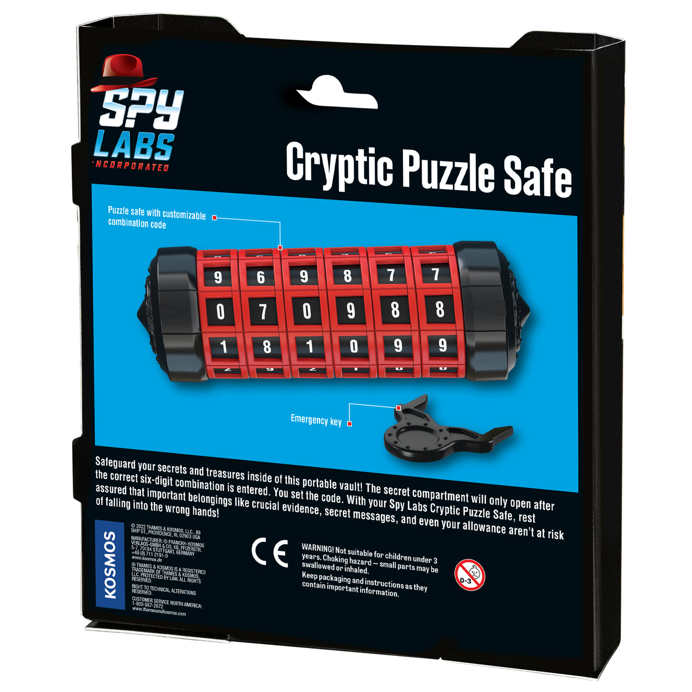 Spy Labs: Cryptic Puzzle Safe