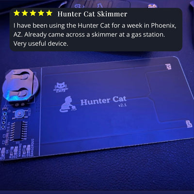 Hunter Cat Credit Card Skimmer Detector