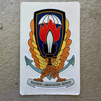Gladio Silendo Libertatem Servo Sticker
