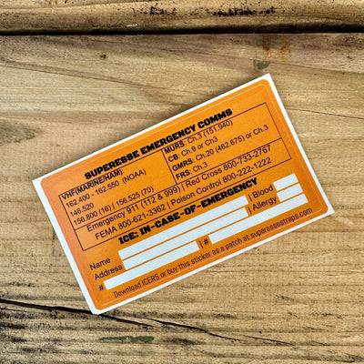 Emergency Communications Decal 2-Pack