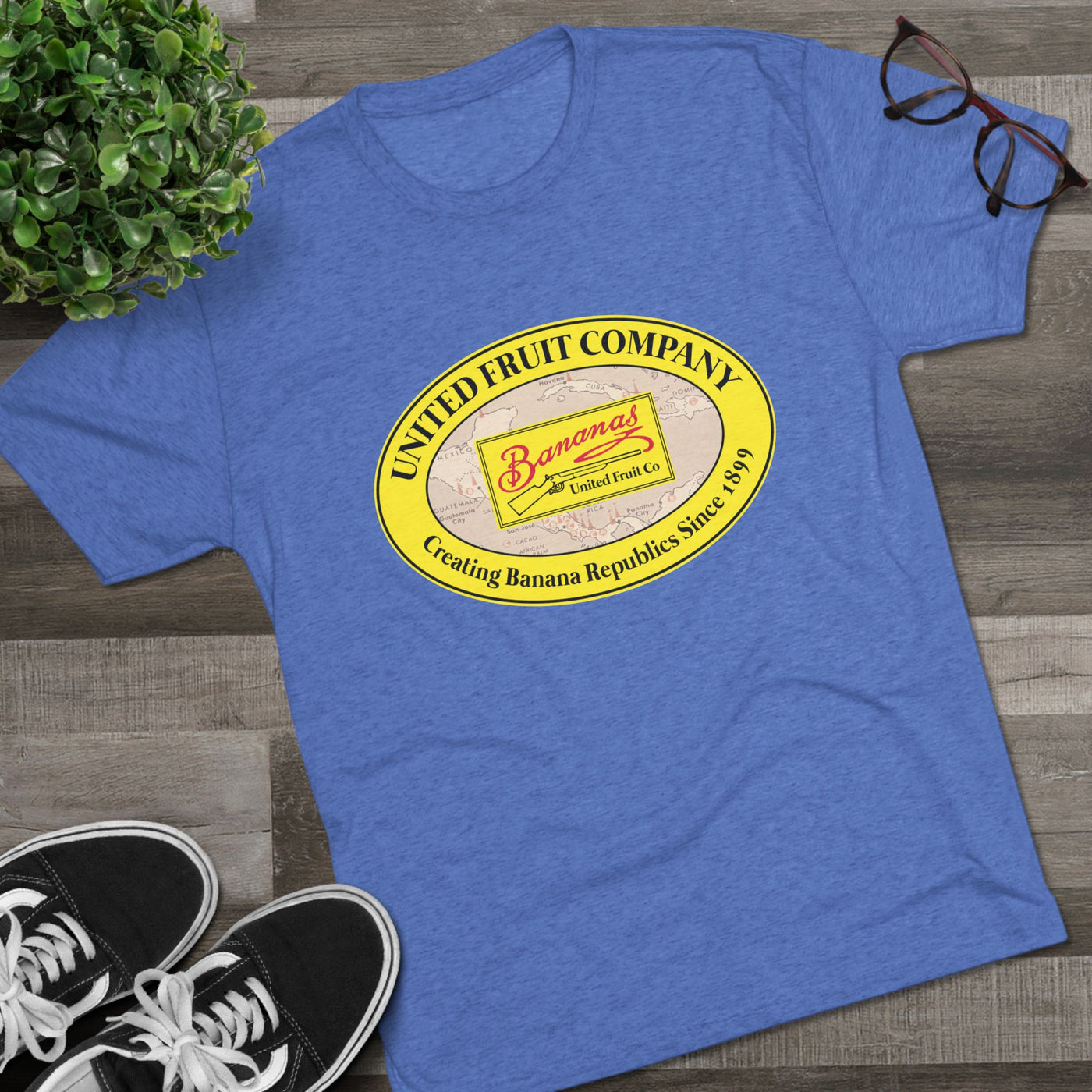 United Fruit Company Tri-Blend Crew Tee