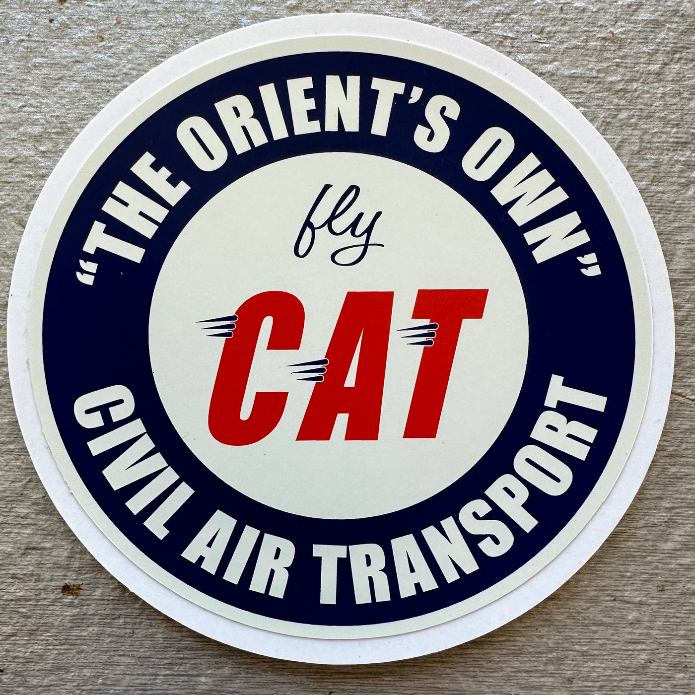 Civil Air Transport Logo Sticker