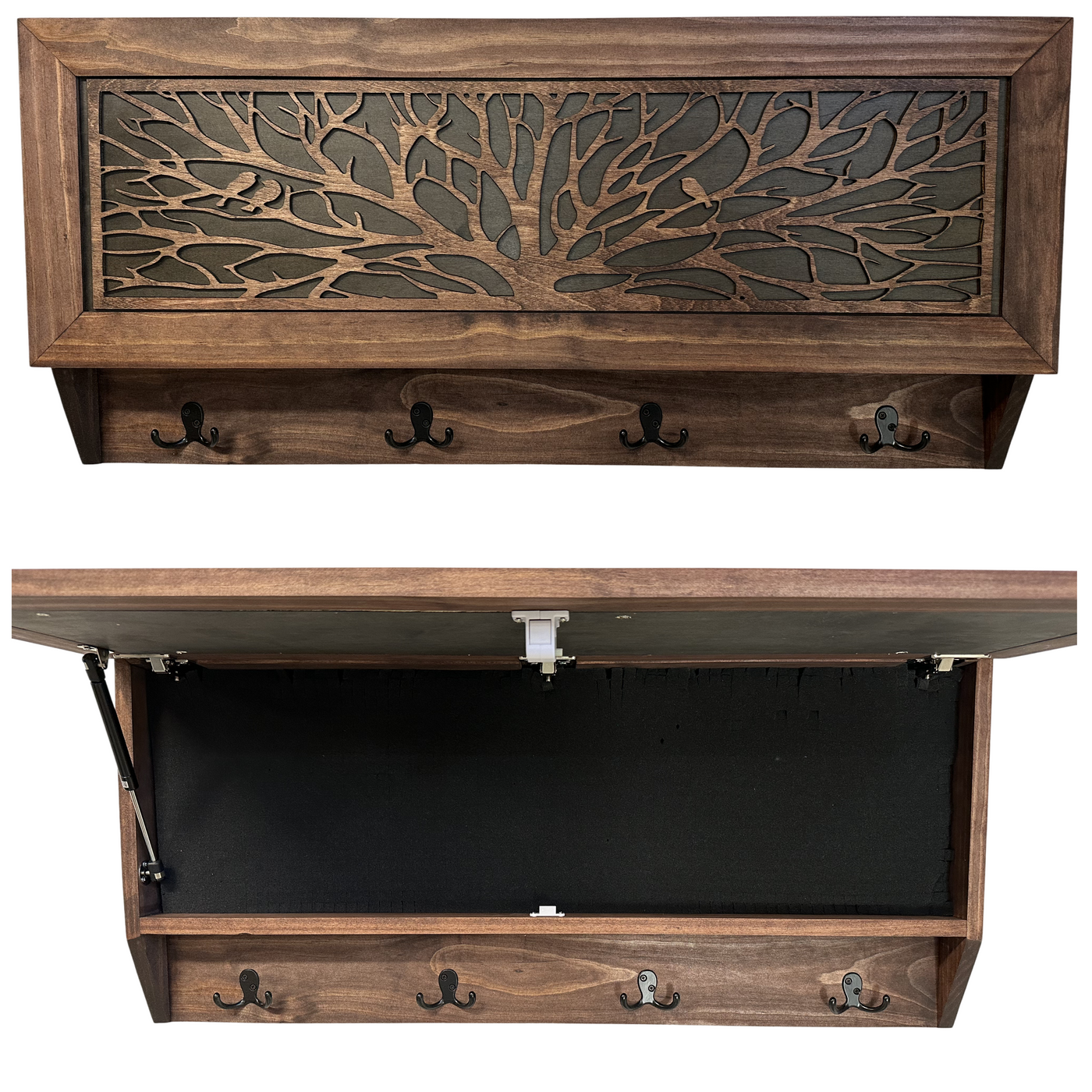 Coat Rack Hidden Gun Storage - Tree of Life