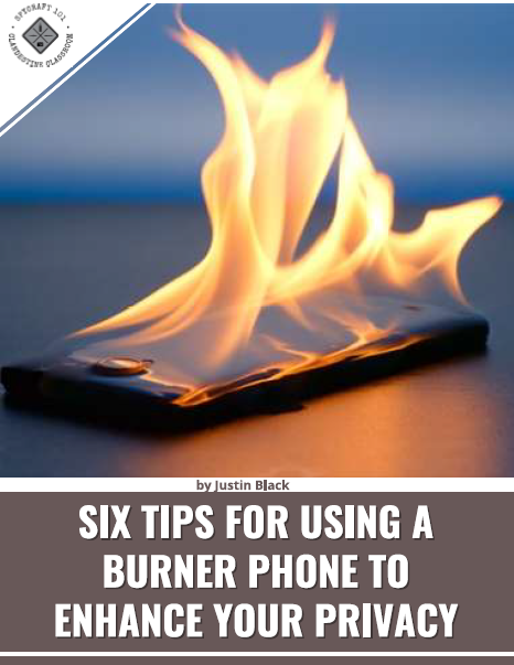 Digital eBook - Six Tips for Using a Burner Phone to Enhance your Privacy by Justin Black