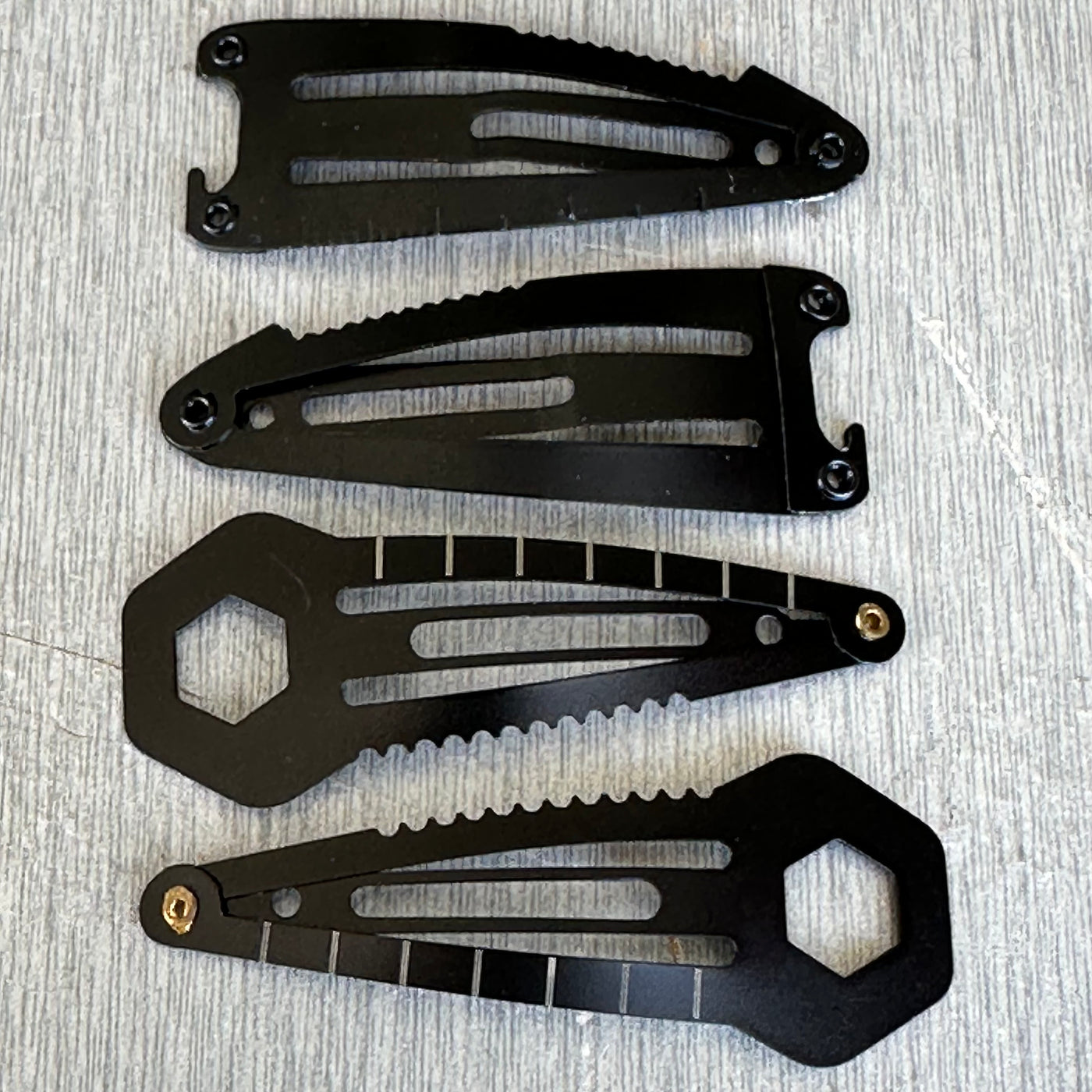 Counter-Custody Hair Clip Barette Multitool - 4-Pack