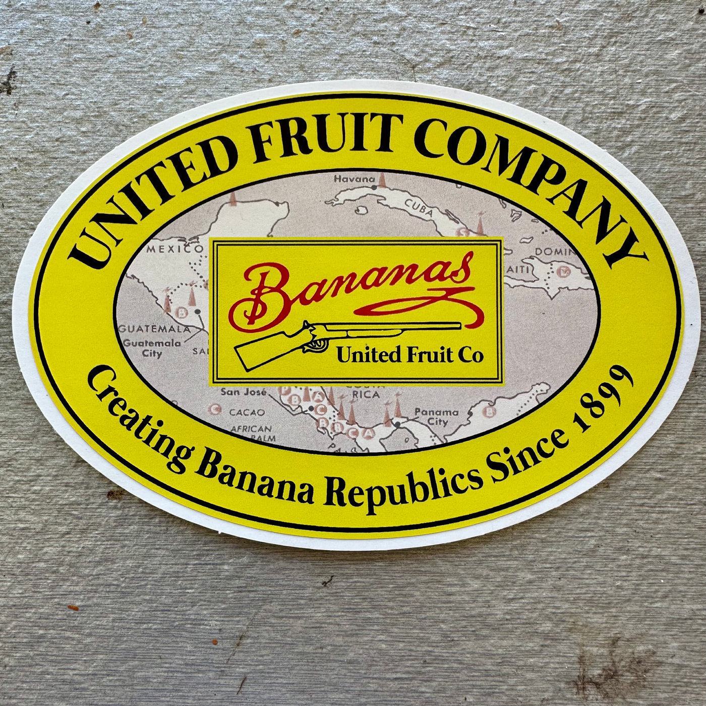 United Fruit Company Logo Sticker