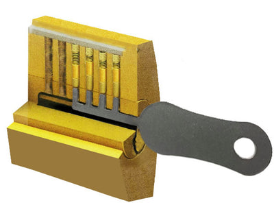 Comb Picks Lock Pick Set 2-Pack