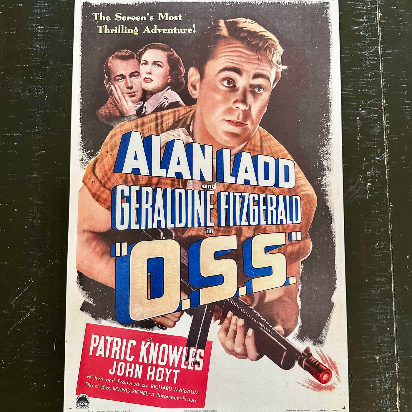 O.S.S. Film Vintage Movie Poster