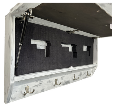 Coat Rack Hidden Gun Storage - Winter Tree