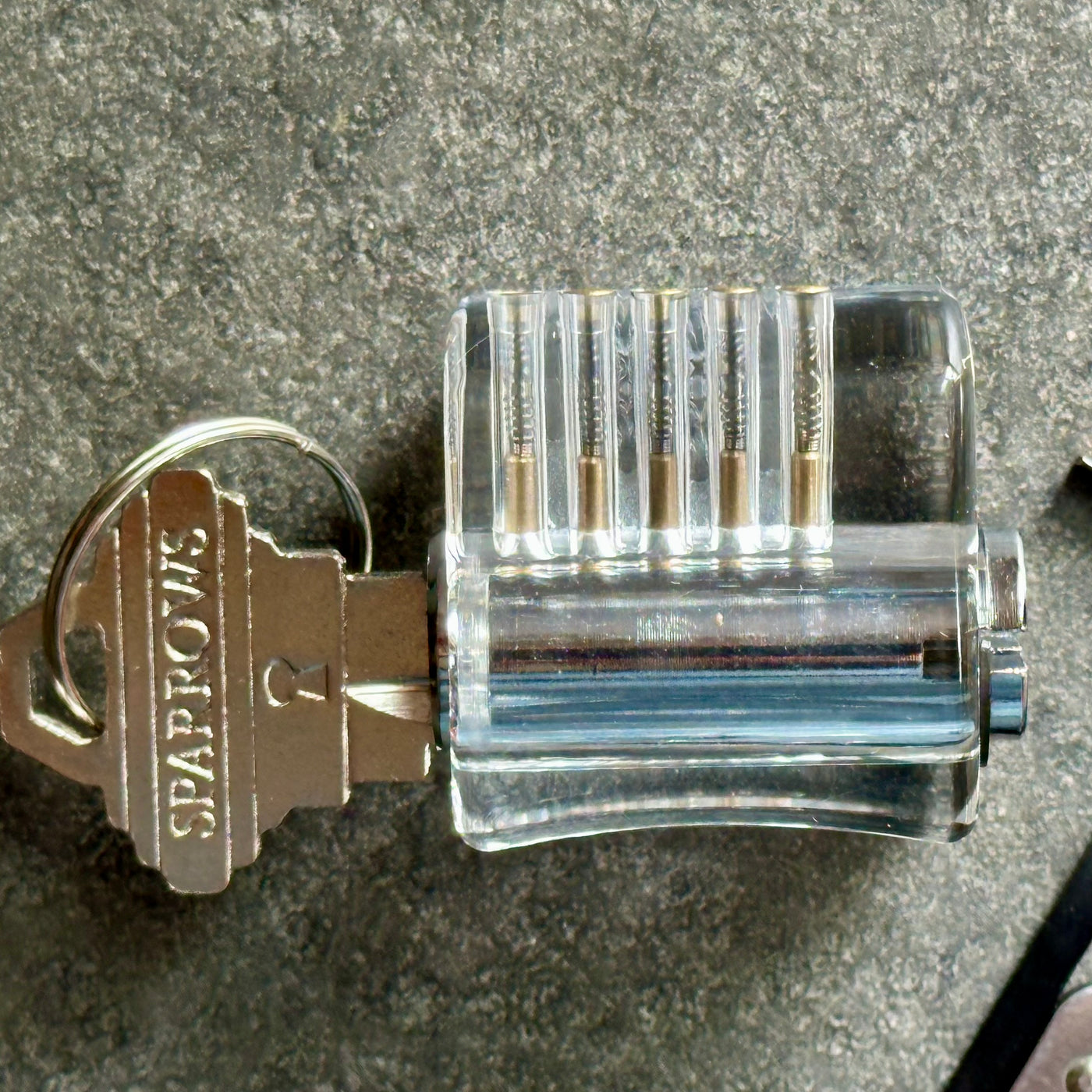 Clear Practice Lock