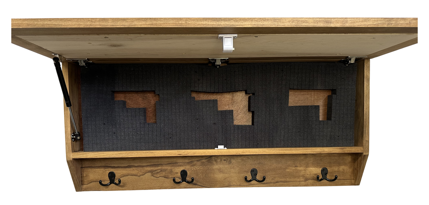 Coat Rack Hidden Gun Storage - Woodland Tree