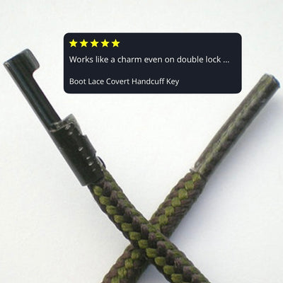 Boot Lace Covert Handcuff Key