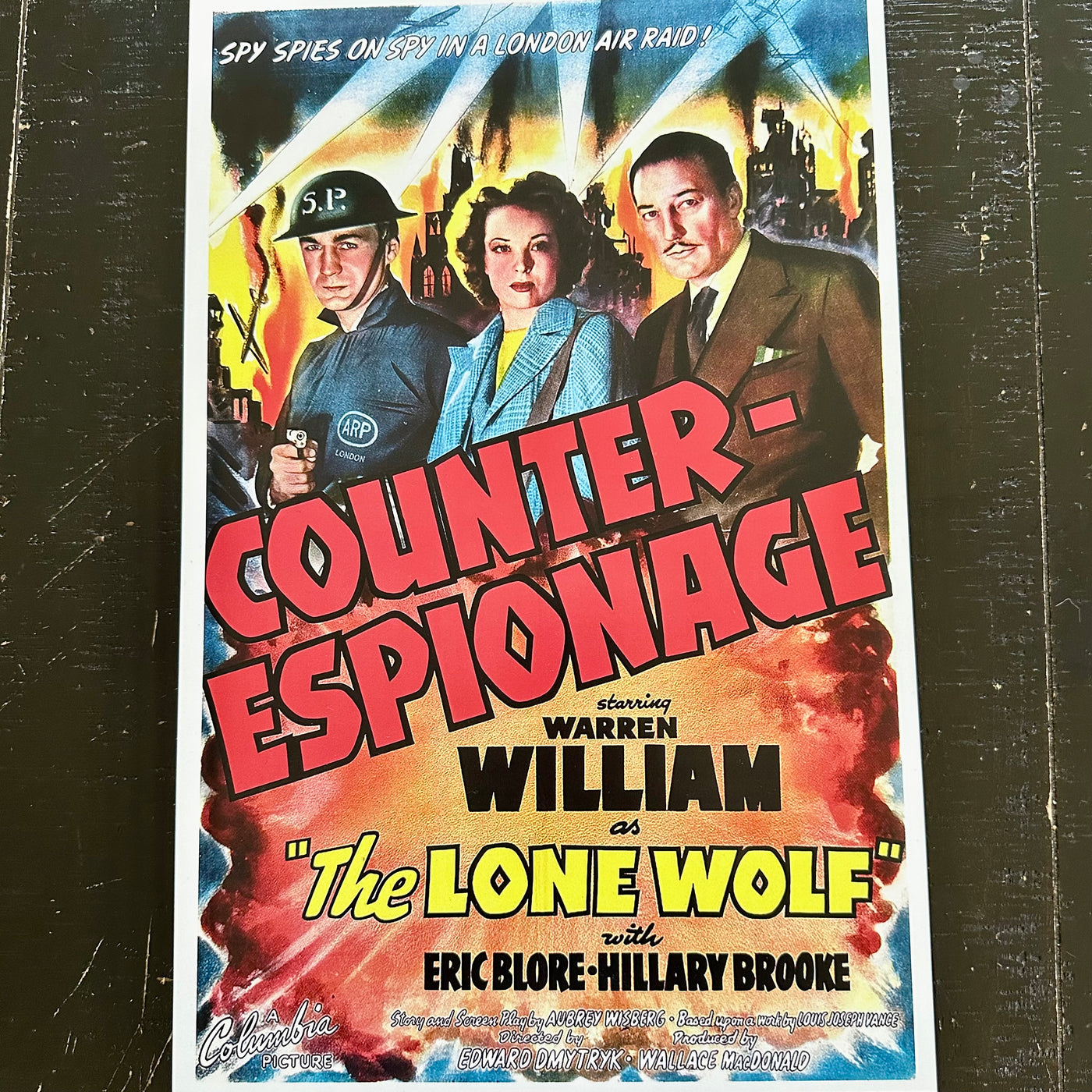 Counter-Espionage Film Vintage Movie Poster