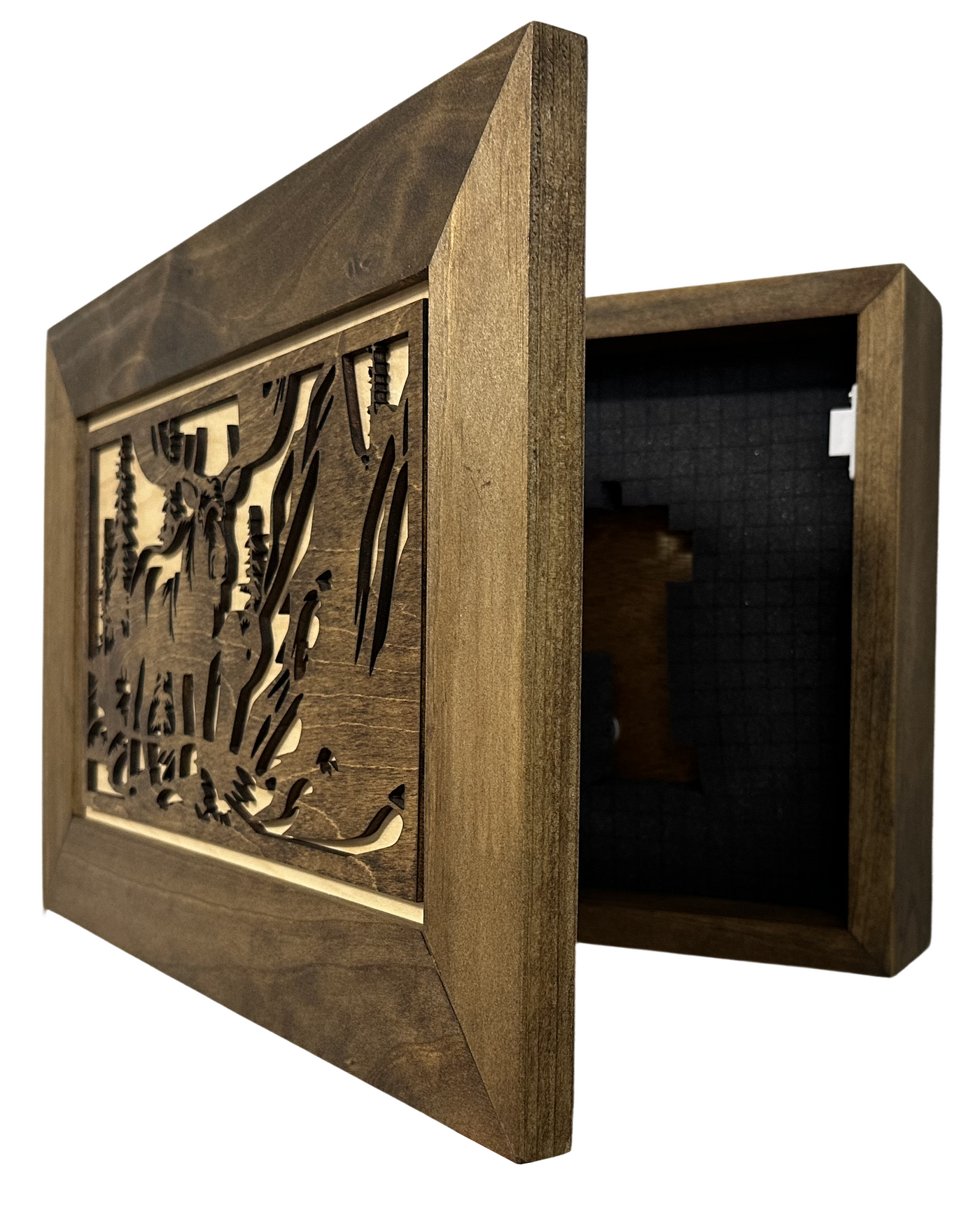 Concealed Moose Wall-Mounted Gun Cabinet – Secure Hidden Storage for Firearms