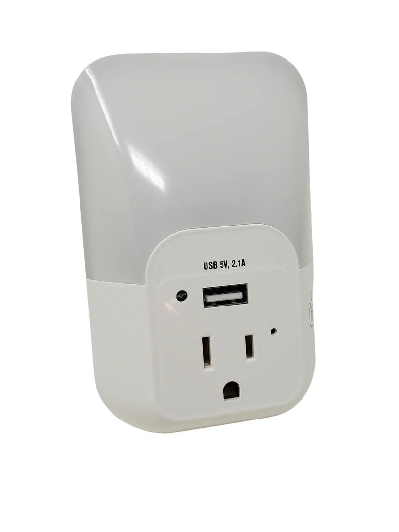 Nightlight USB Charger Hidden Camera