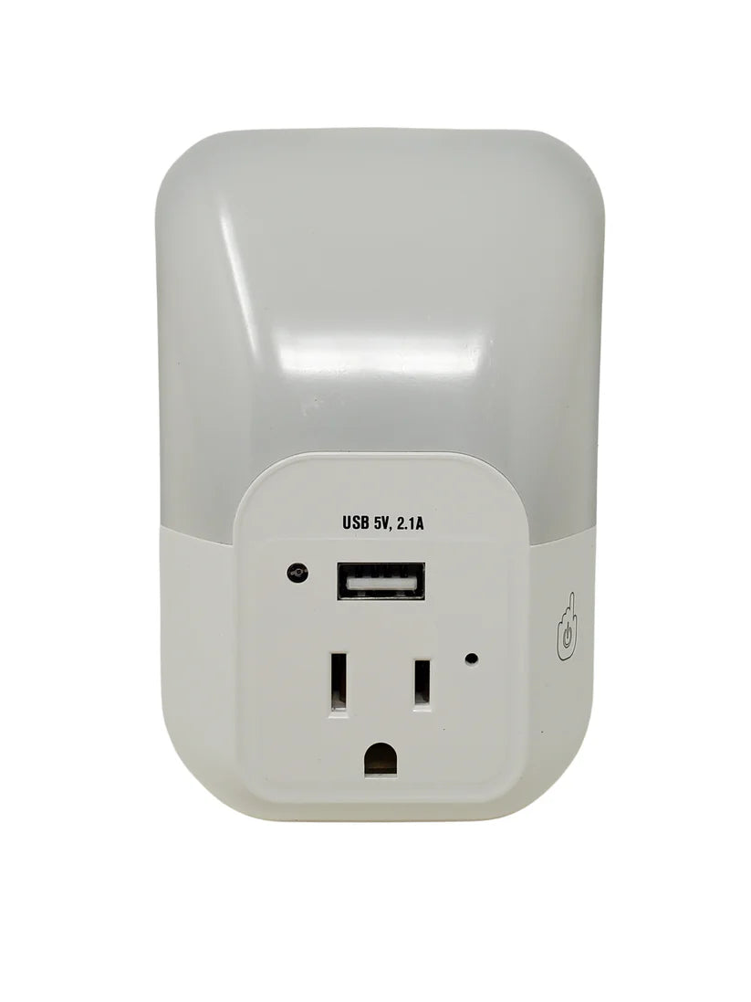 Nightlight USB Charger Hidden Camera