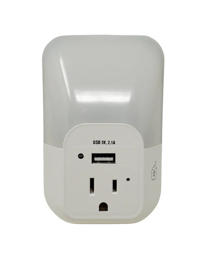Nightlight USB Charger Hidden Camera
