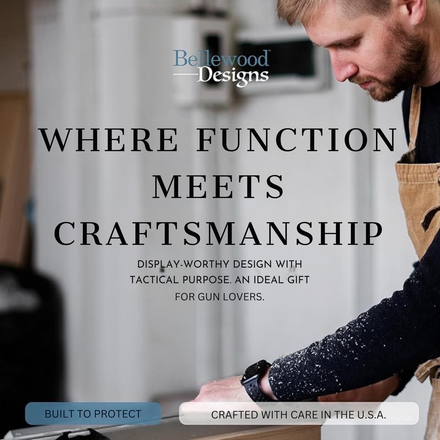 Hidden Gun Safe - Deer Scene Wall Gun Cabinet - Hidden Wall Storage - Wood Gun Cabinet - Handcrafted Gun Concealment Furniture - Hidden Gun Storage by Bellewood Designs