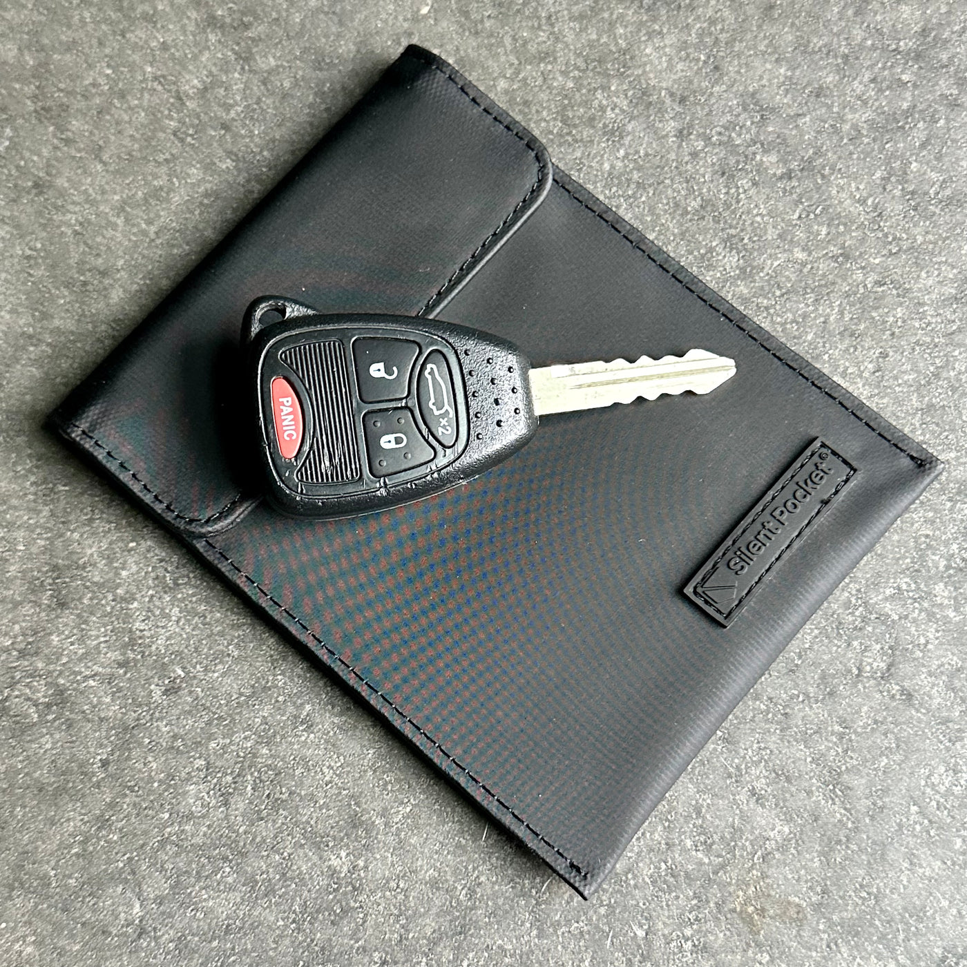 Silent Pocket Magnetic Faraday Sleeve Key Fob Pouch