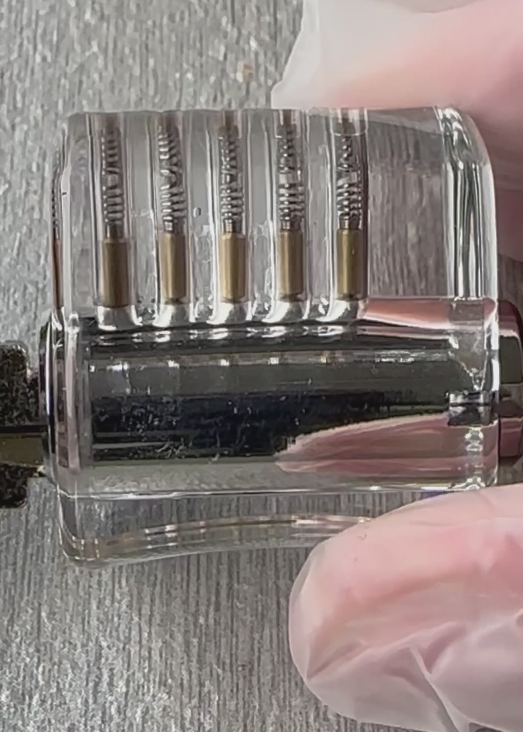 Clear Practice Lock