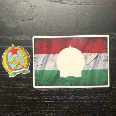 Hungarian Protest Flag sticker | Decorative Stickers