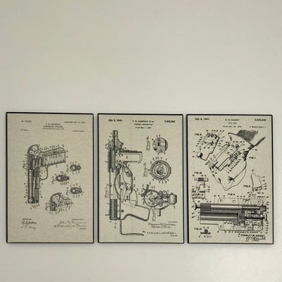 M3 Grease Gun Patent Poster | Posters Prints & Visual 