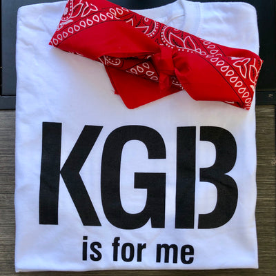 KGB is for me short-sleeved shirt & bandanna combo | T-Shirt