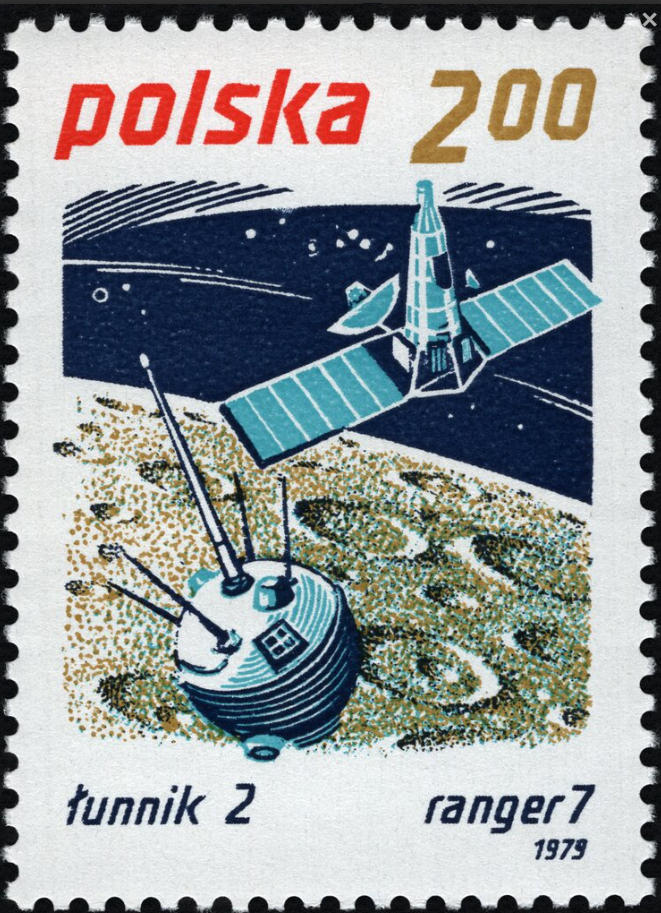 Commemorative Luna Mission Stamps of the World