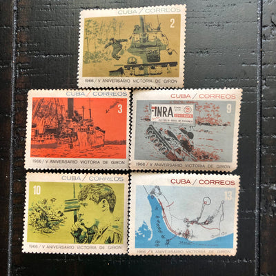 1966 Cuban Stamps - Victoria de Giron | Postage