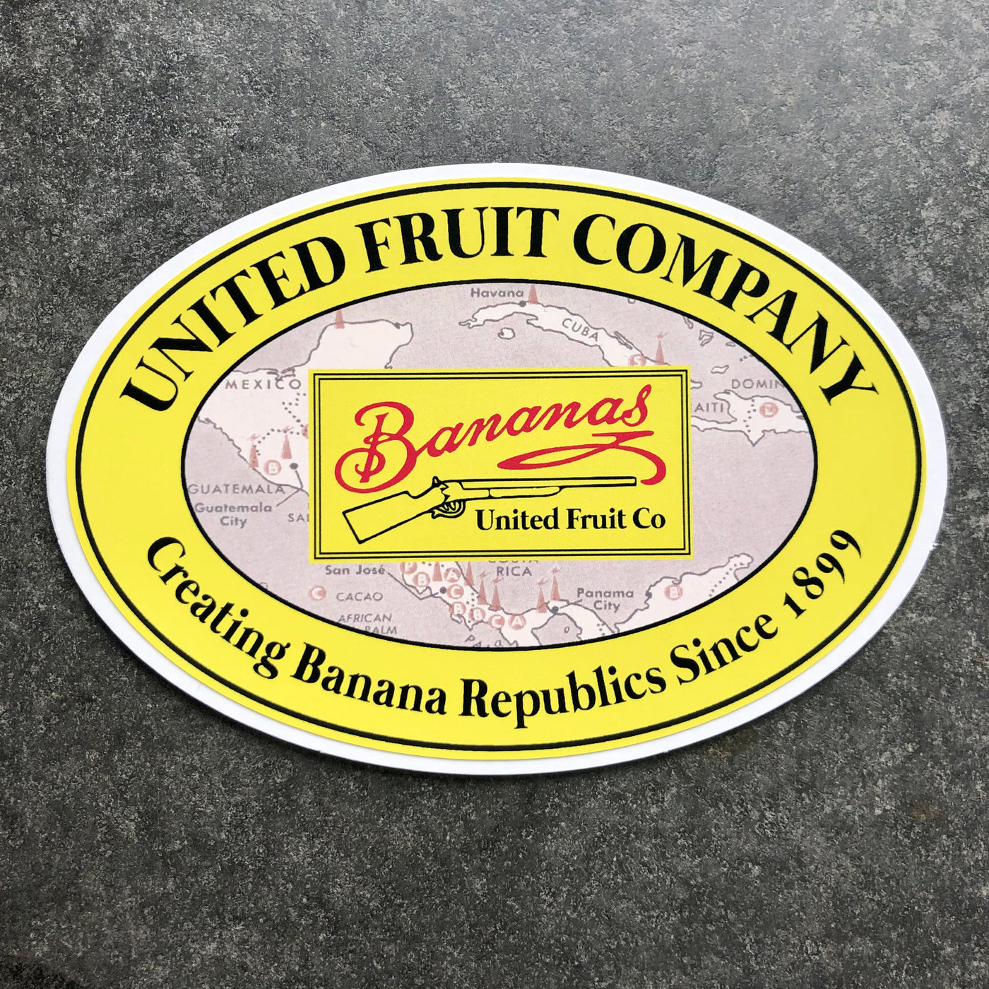 United Fruit Company Logo Sticker