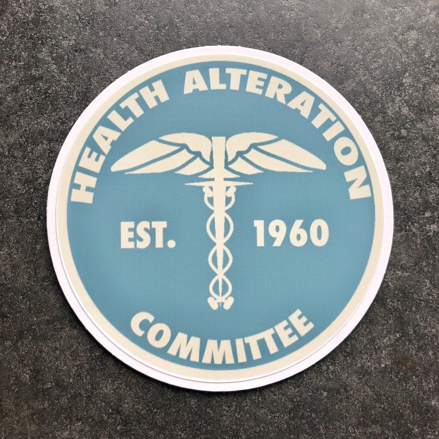 Health Alteration Committee Sticker