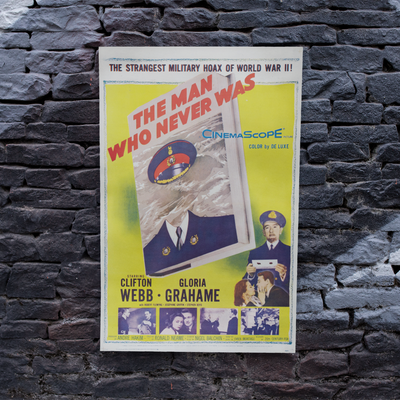 The Man Who Never Was Film Vintage Movie Poster